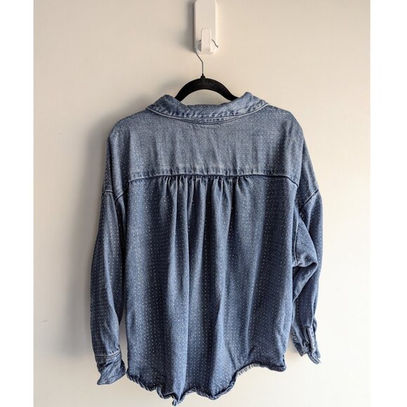 Young Fabulous and Broke Rhinestone Twist Front Blouse - Picture 5 of 8